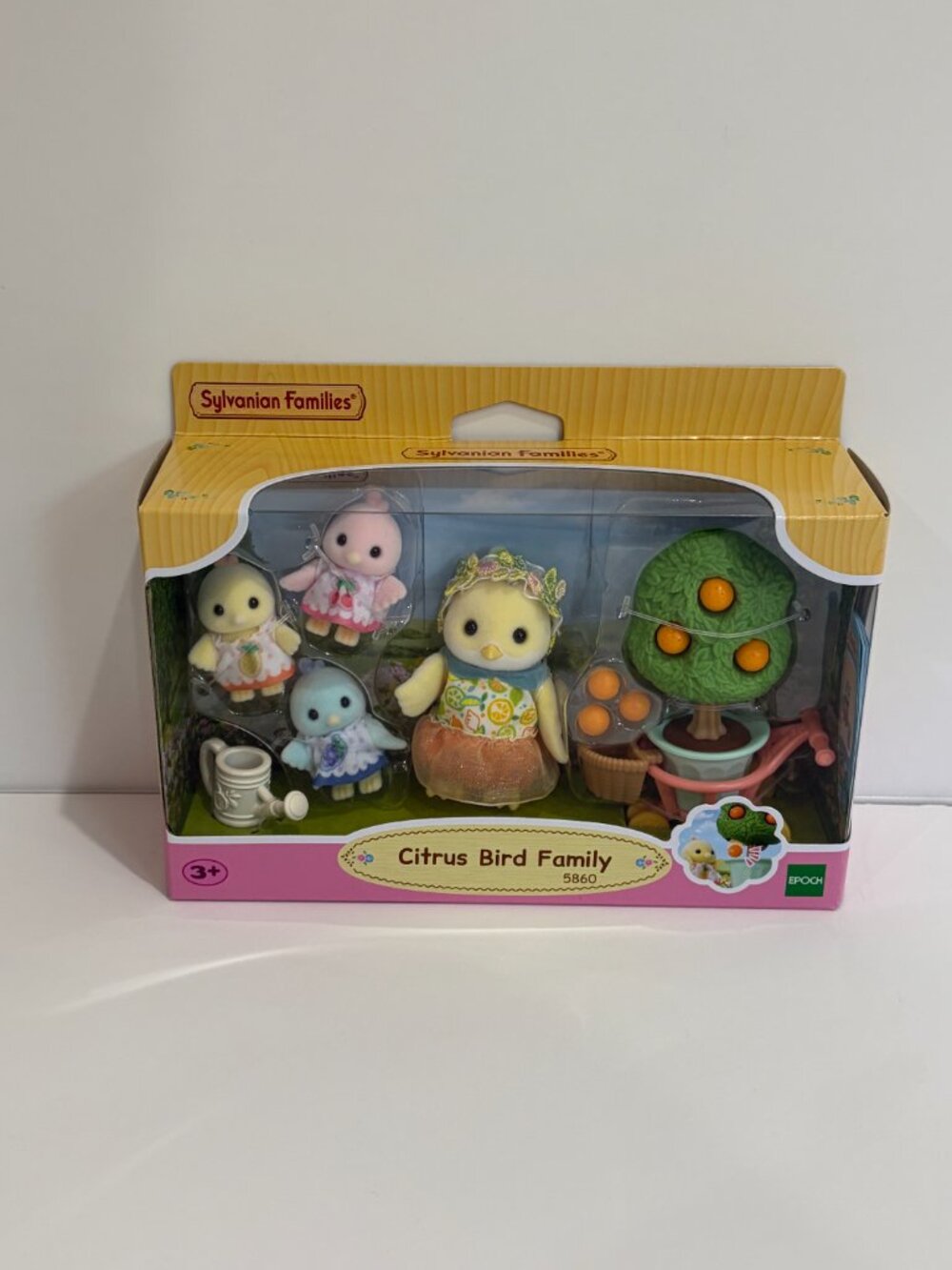 Calico Critters Sylvanian Families Citrus Bird Family 5860 Set